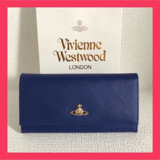 ヴィヴィアンウエストウッド(Vivienne Westwood)の🔸新品訳あり🔸ヴィヴィアンウエストウッド 長財布 ブルー(財布)