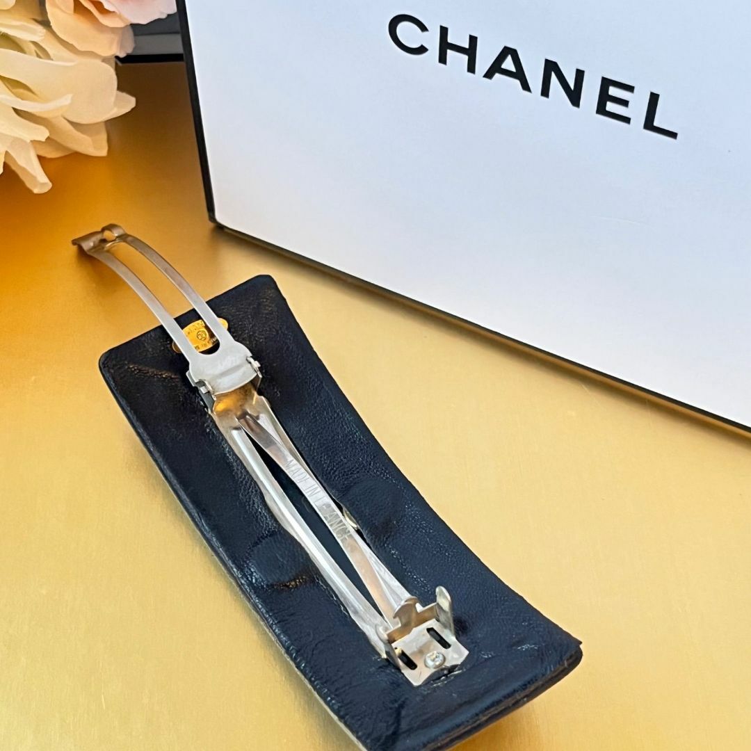 【希少】 CHANEL バレッタ  シャネル デカココ ココマーク 2