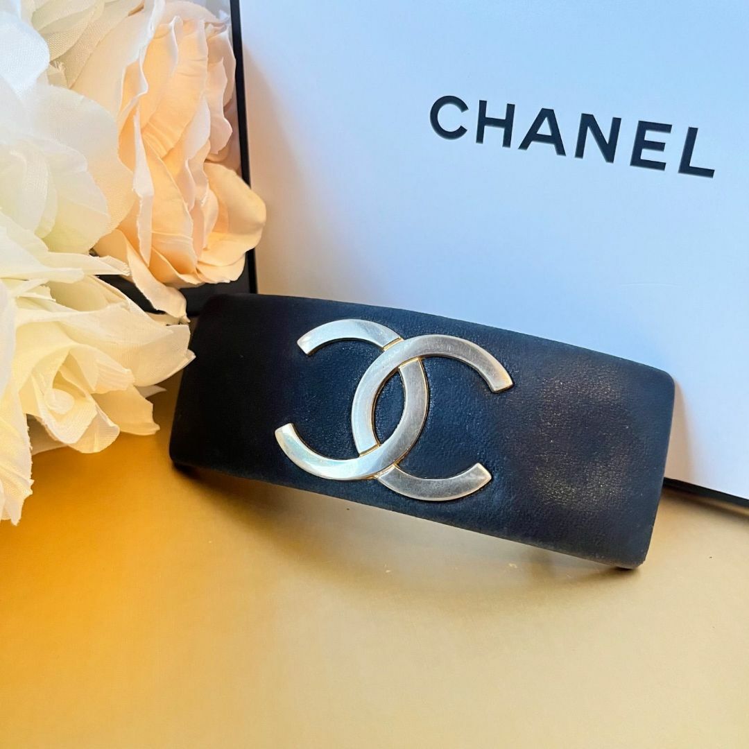 【希少】 CHANEL バレッタ  シャネル デカココ ココマーク 7