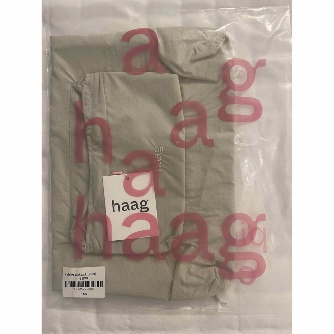 新品⭐️haag ヘイグ　バックパック　リュックサック　ピンク　韓国