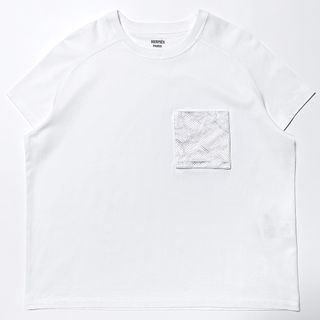 エルメス(Hermes)のHERMES エルメス Tシャツ 刺繍 ポケット 22SS(Tシャツ(半袖/袖なし))