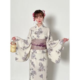 グレイル(GRL)のGRL 3点セット2Way花柄セパレート浴衣 美品(浴衣)