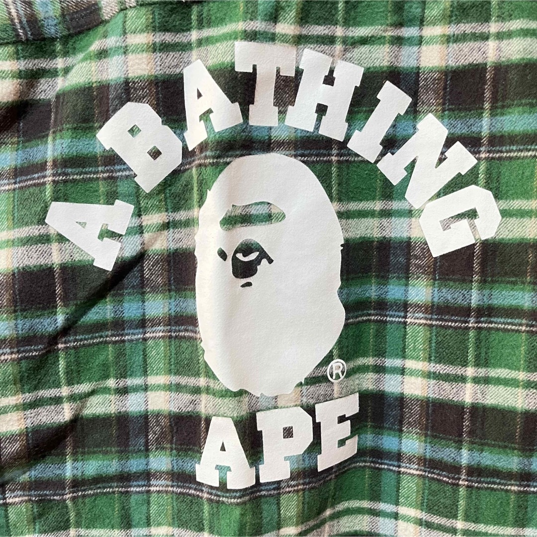 A BATHING APE アベイシングエイプ チェック柄  S