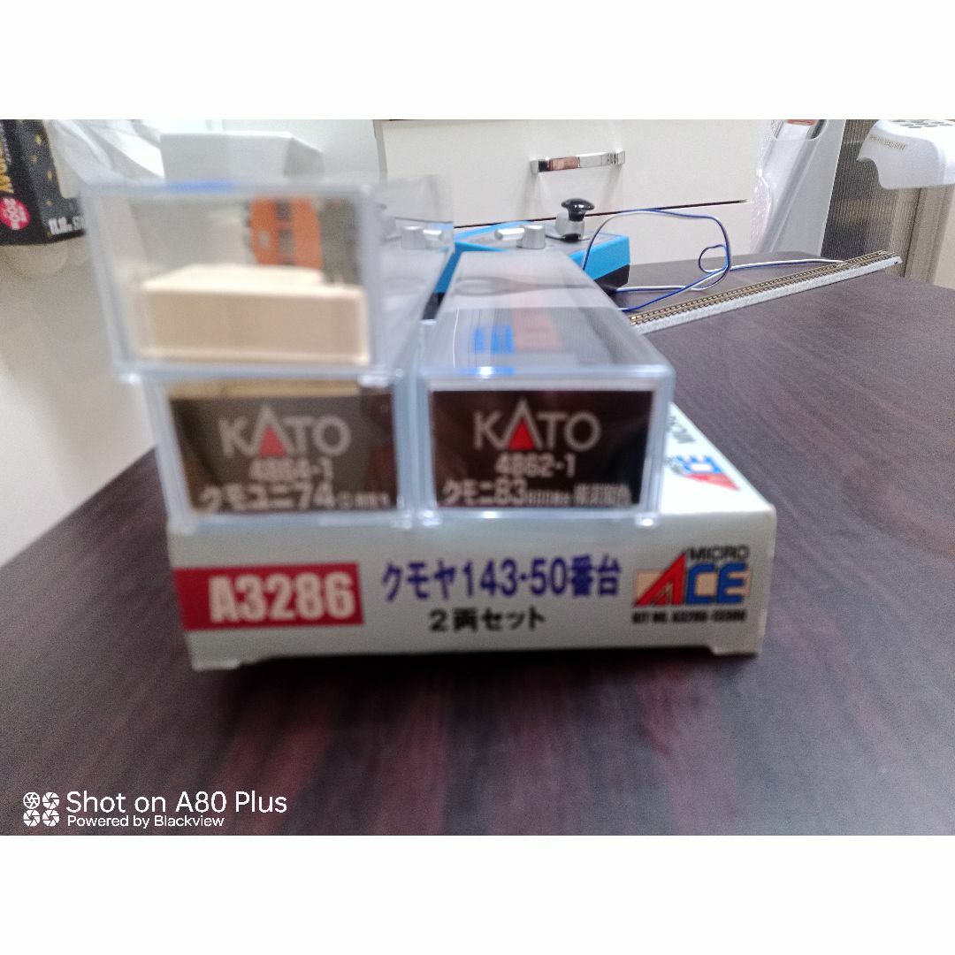 Micro ACE(マイクロエース)のN ゲージカトー 、マイクロ 郵便車4両セット エンタメ/ホビーのおもちゃ/ぬいぐるみ(鉄道模型)の商品写真