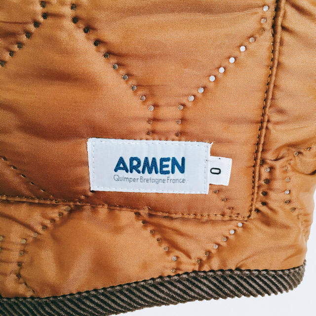 ARMEN(アーメン)のARMEN フード付キルティング ベスト レディースのトップス(ベスト/ジレ)の商品写真