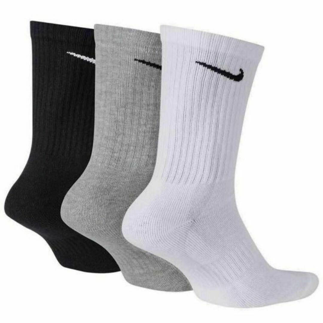 NIKE(ナイキ)のナイキ　クルーソックス3P マルチ 3色25〜27cm❗️ メンズのレッグウェア(ソックス)の商品写真