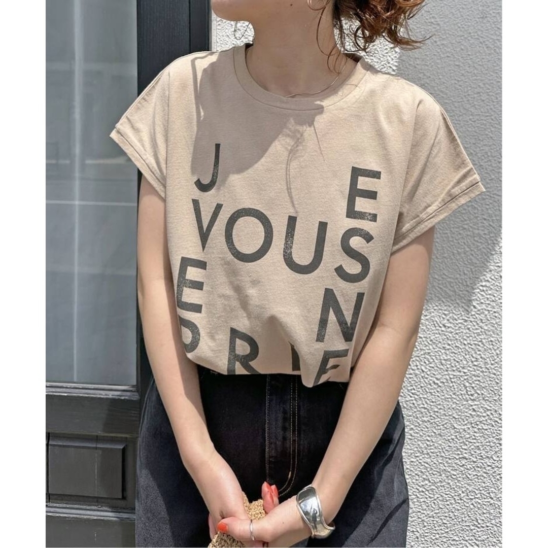 スピックアンドスパン☆JEVOUSENPRIE Tシャツ　新品ベージュ