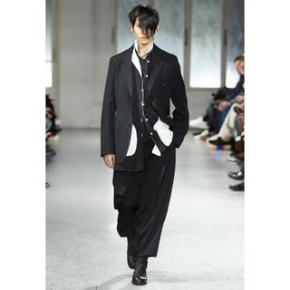 ヨウジヤマモト 16aw 名作 宮沢りえ スパンコールシャツ ギャバ 2美品