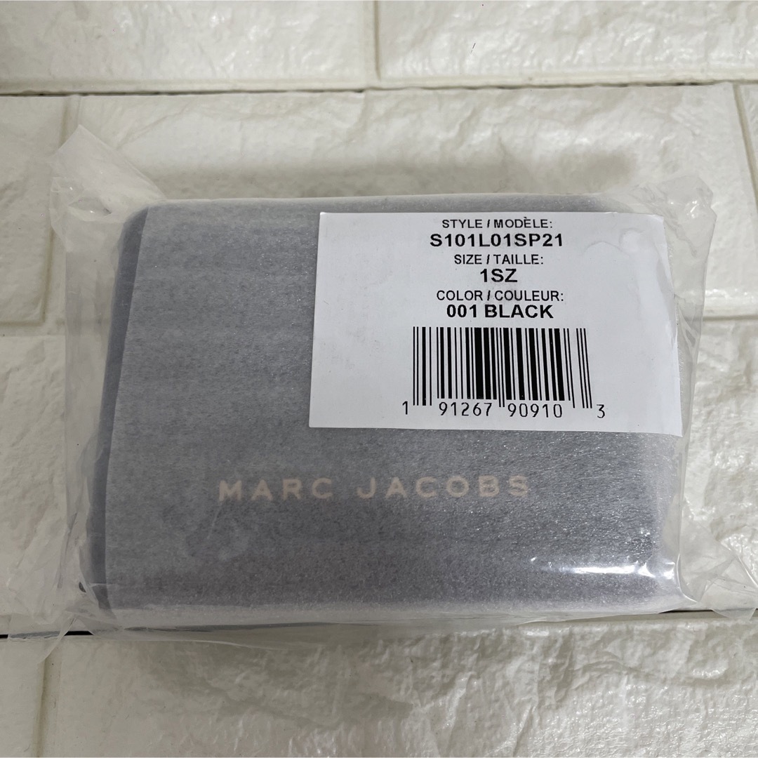 【新品】MARC JACOBS ２つ折り財布　ブラック 7