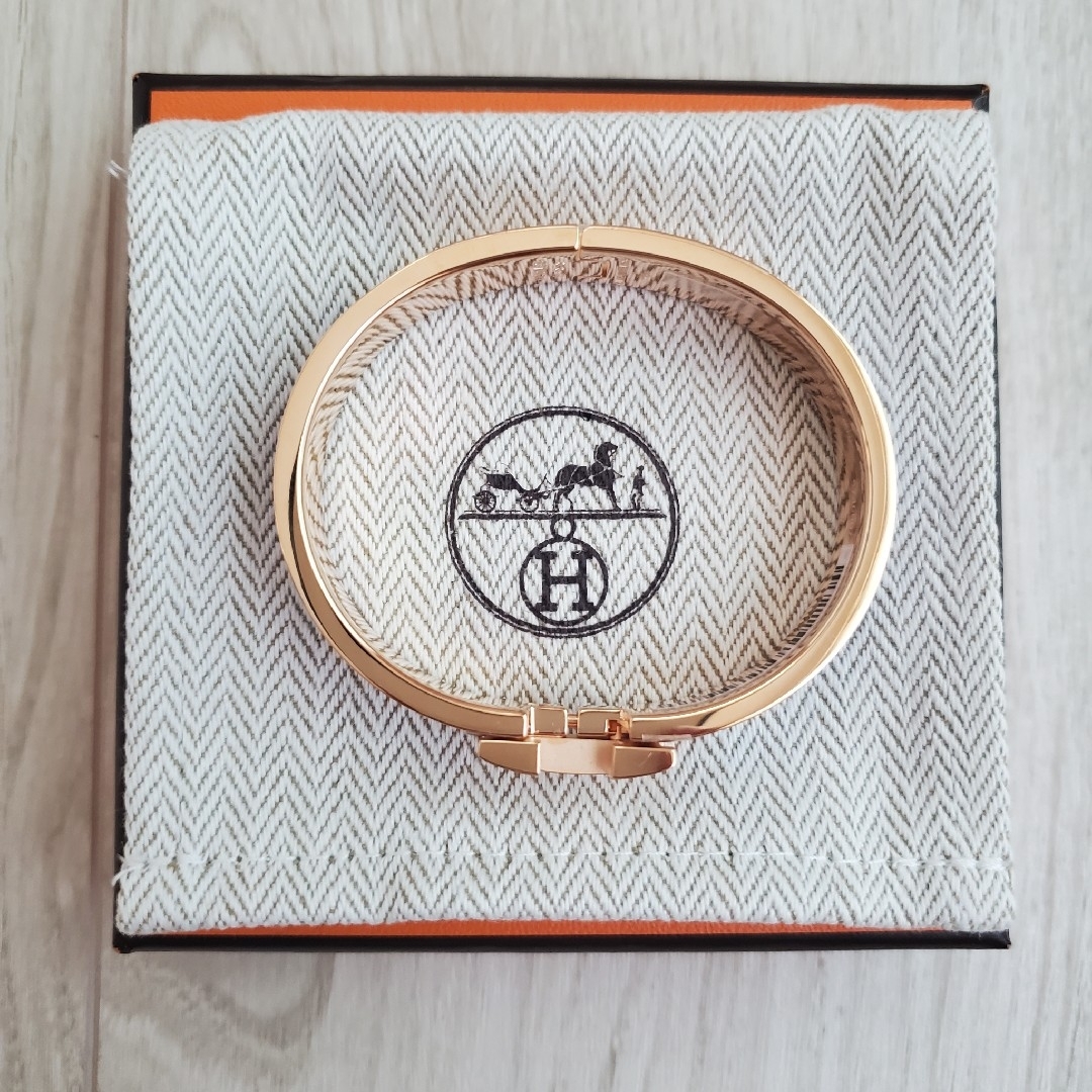 Hermes - 未使用【エルメス】クリックH エナメルブレスレット パルム