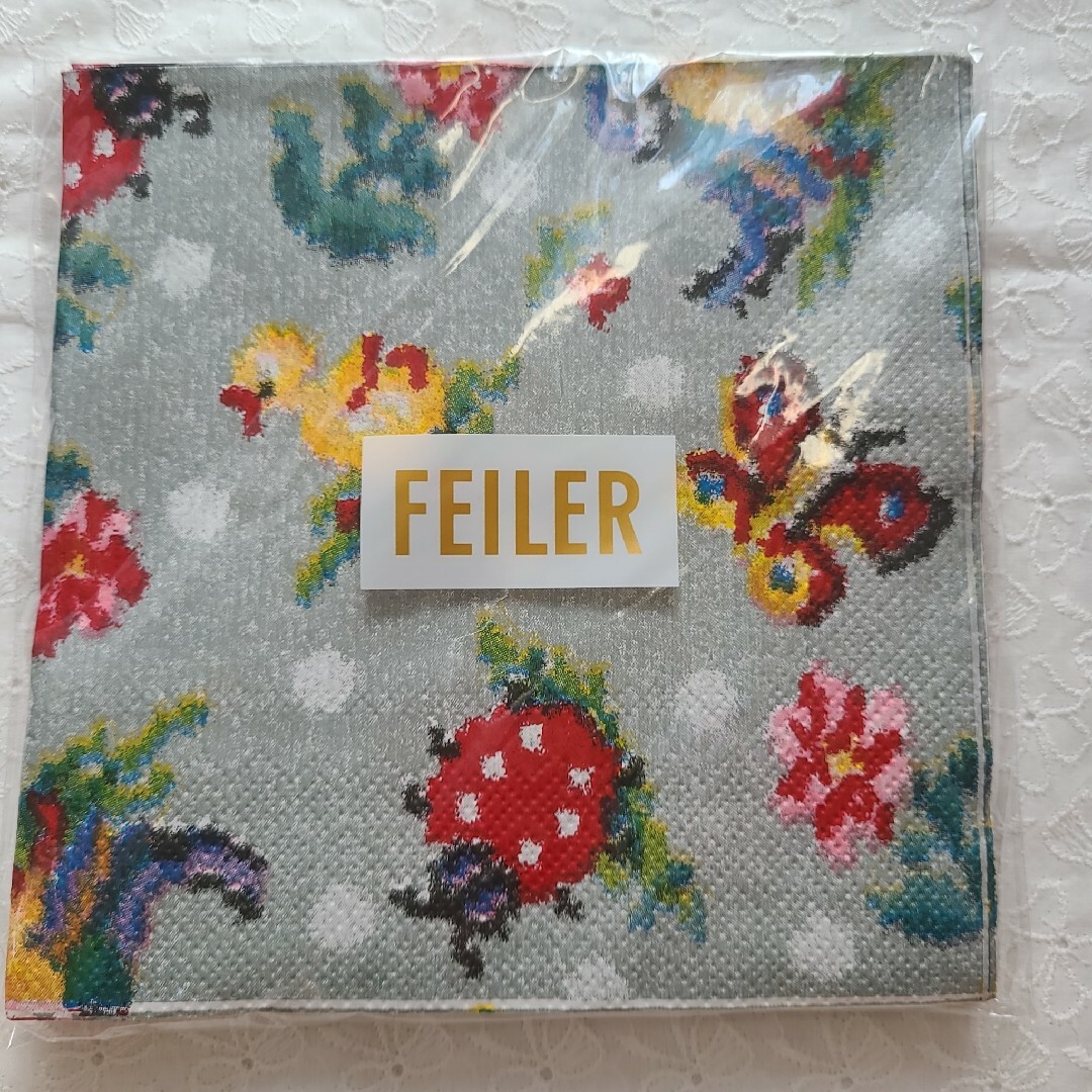 FEILER - フェイラー 丸型チャームポーチ♡ハイジドット FEILER - フェイラー 丸型チャームポーチ♡ハイジドット
