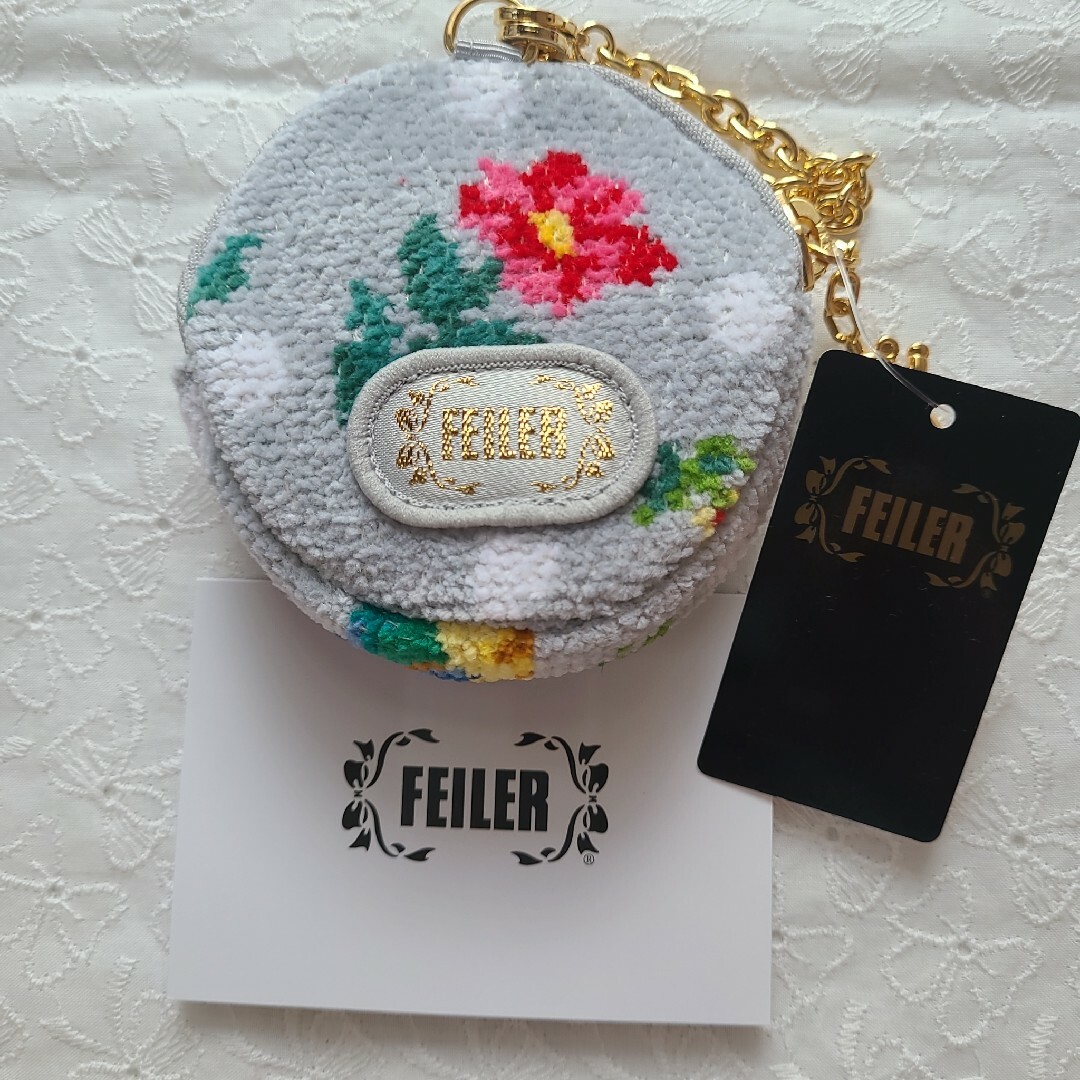 FEILER - フェイラー 丸型チャームポーチ♡ハイジドット FEILER - フェイラー 丸型チャームポーチ♡ハイジドット