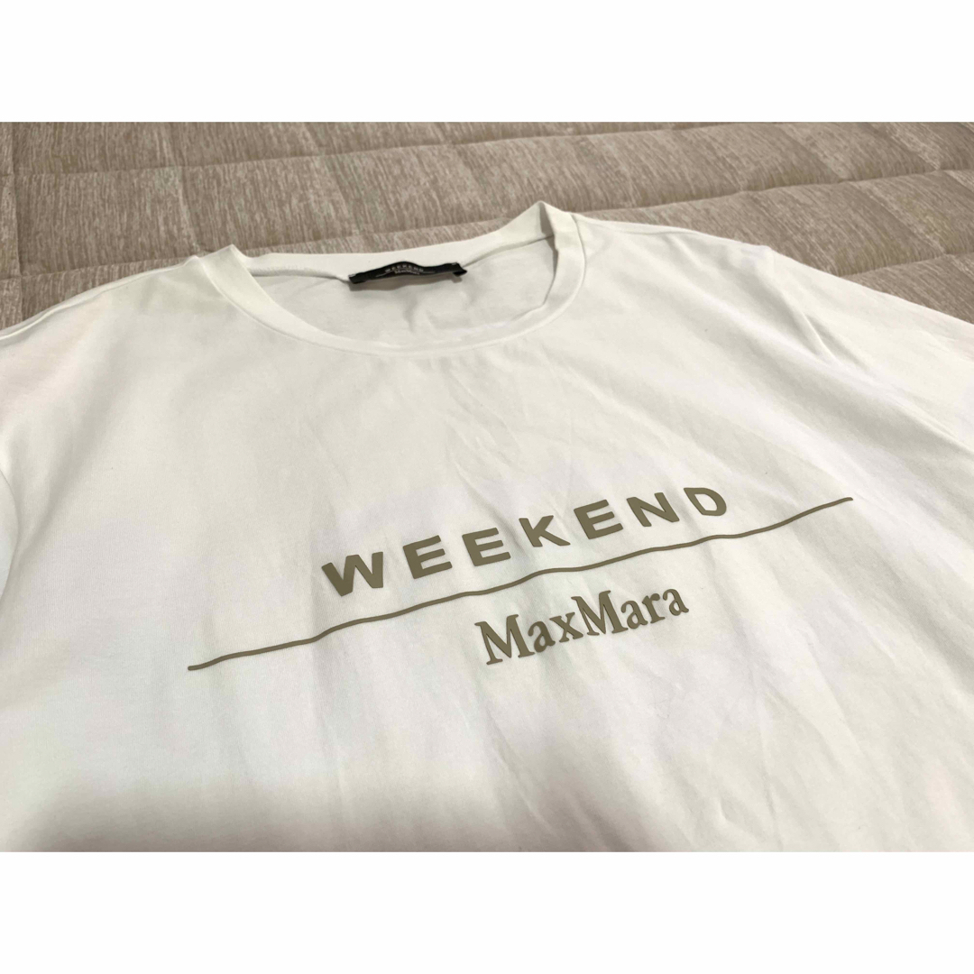 Weekend Max Mara(ウィークエンドマックスマーラ)の値下げ！MAXMARA Weekend ロゴTシャツ レディースのトップス(Tシャツ(半袖/袖なし))の商品写真