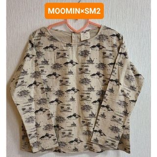 ムーミン(MOOMIN)の《 MOOMIN×SM2 》ムーミン海柄 裏地付 起毛ブラウス・スカートも出品！(シャツ/ブラウス(長袖/七分))