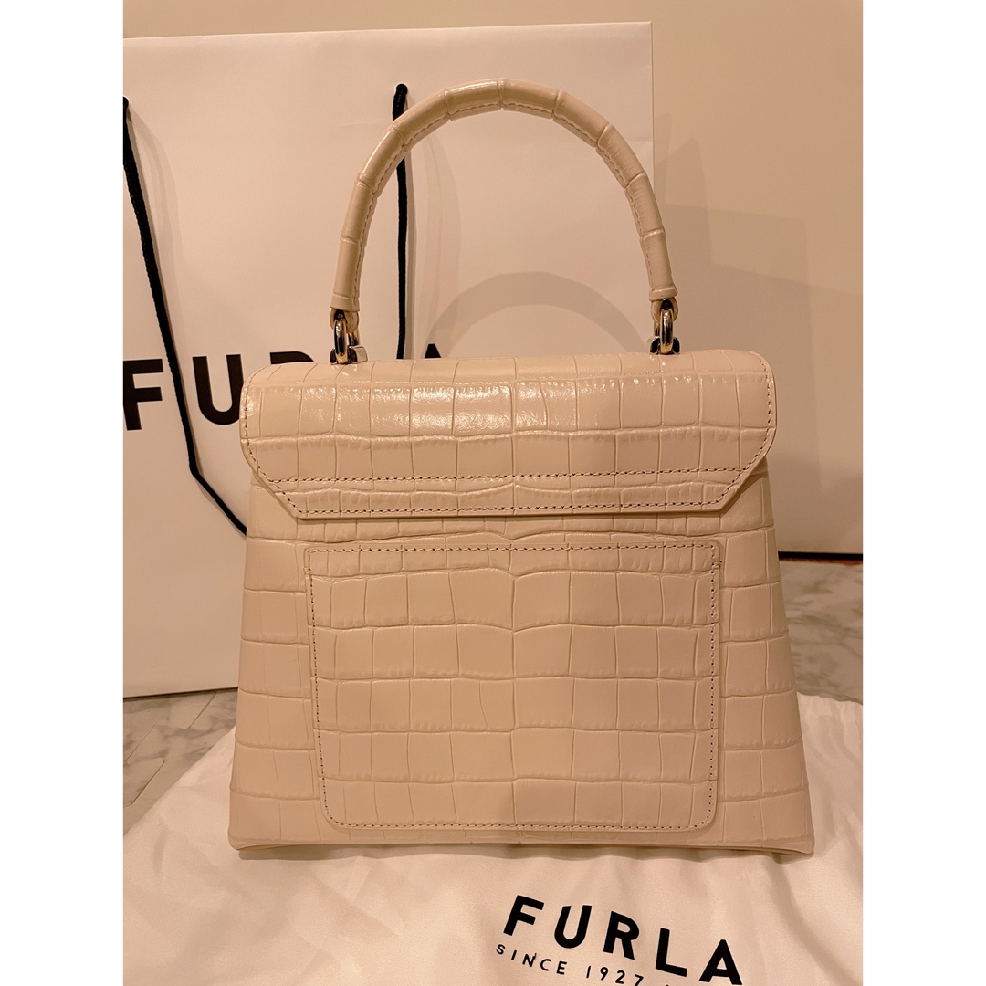 フルラ　トップハンドル　クロコ　FURLA 1927 S TOP HANDLE 1