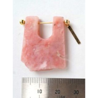 monaka jewellery ピンクオパール ロックピアス モナカジュエリー-