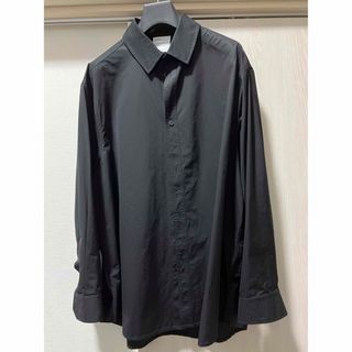 サンシー(SUNSEA)のHEDMAYNER BUTTONED SHIRT ブラック サイズs(シャツ)