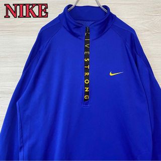 希少デザイン！OLD NIKE 袖ロゴプリント ドット柄 ポリエステルジャケット