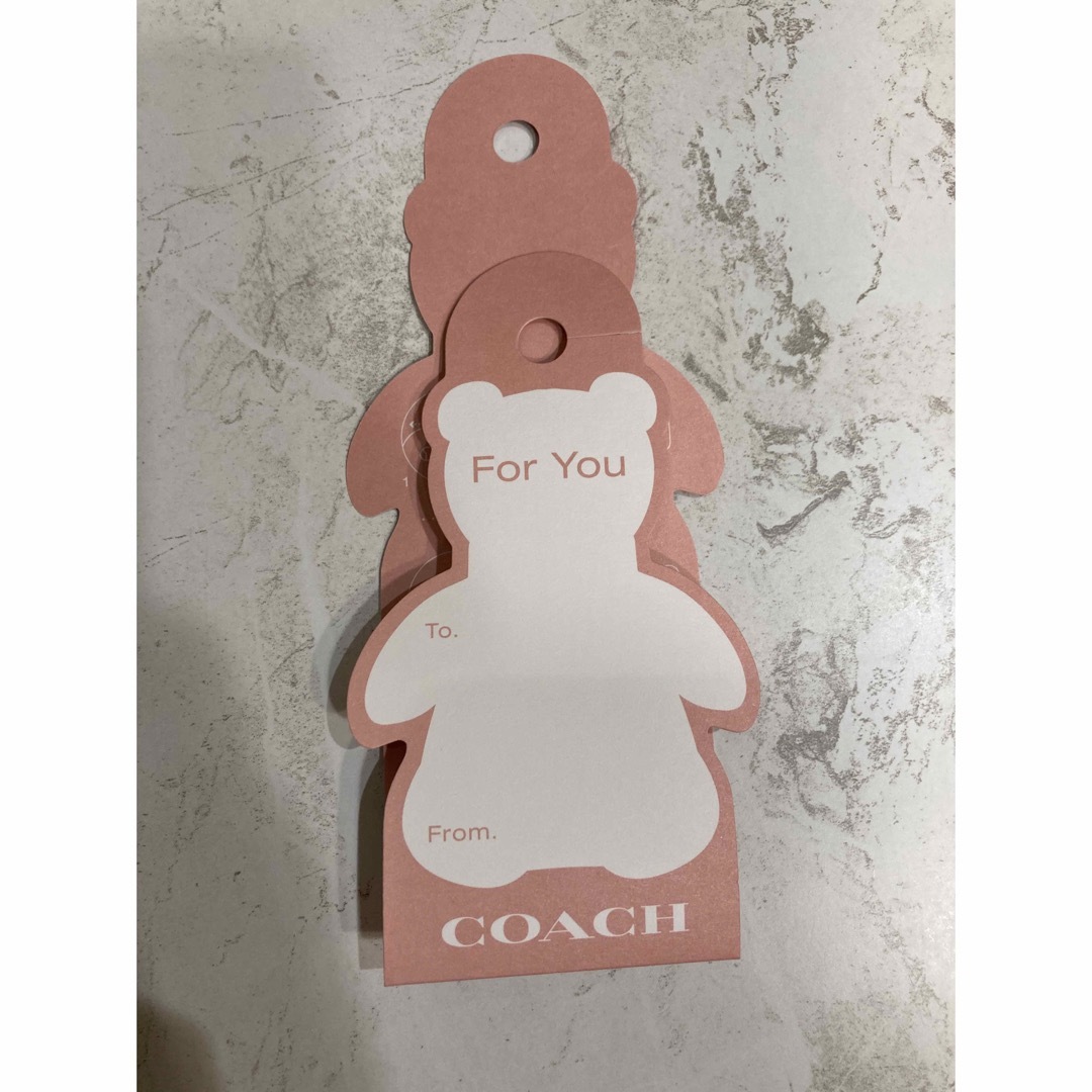 COACH(コーチ)のcoach☆アメニティ☆ショッピングタグ レディースのバッグ(ショップ袋)の商品写真