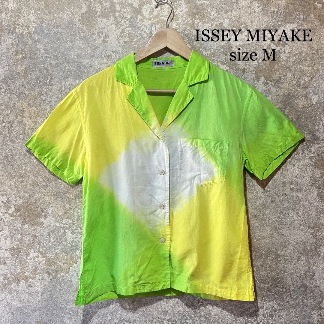 ISSEY MIYAKE(イッセイミヤケ)のISSEY MIYAKE イッセイミヤケ 銀タグ ムラ染め 半袖シャツ メンズのトップス(シャツ)の商品写真