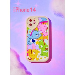 ケアベア(CareBears)のケアベア ベージュ iPhone14 iPhoneケース スマホケース(iPhoneケース)