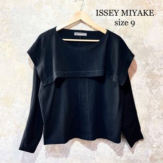 イッセイミヤケ(ISSEY MIYAKE)の筆タグISSEY MIYAKE イッセイミヤケ セーラーカラー ニットカットソー(ニット/セーター)