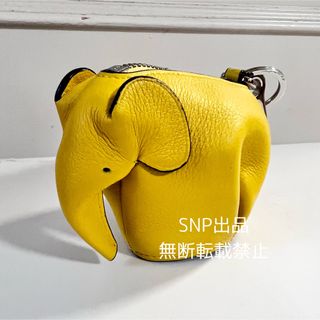 美品 LOEWE ロエベ エレファント コインケース 象 チャーム