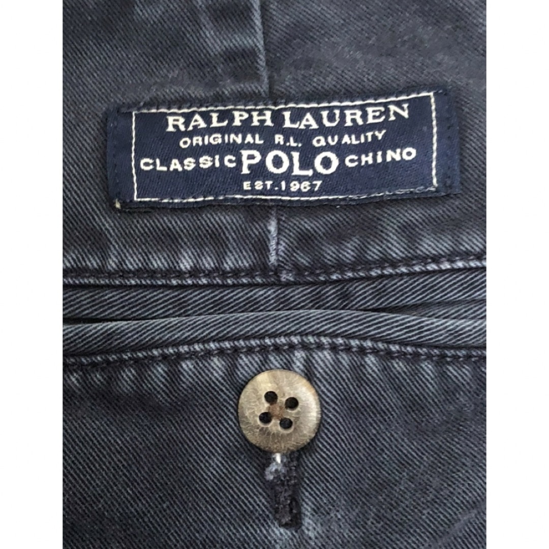 POLO RALPH LAUREN(ポロラルフローレン)のポロラルフローレン　チノパン　ネイビー　古着 メンズのパンツ(チノパン)の商品写真