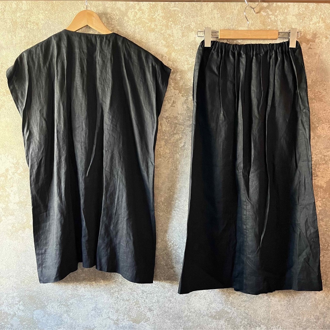 ISSEY MIYAKE 筆タグ リネン チャイナ セットアップ - nayaabhaandi.com