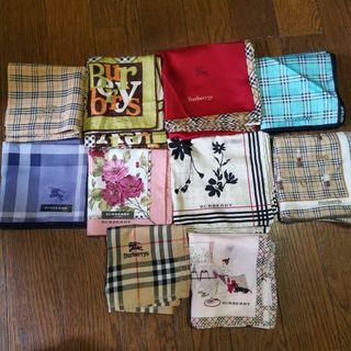 BURBERRY - 81未使用 バーバリー ハンカチ ミニスカーフ 10セット ノバ