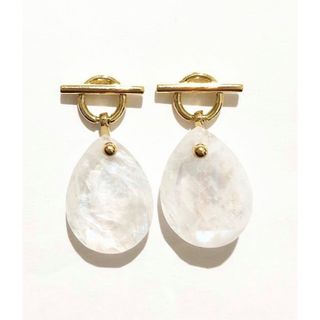 アッシュペーフランス(H.P.FRANCE)のmonaka jewellery レインボームーンストーンマンテルピアス モナカ(ピアス)