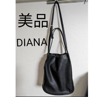 ダイアナ(DIANA)の【美品】DIANA　ダイアナ　スタッズ　2wayショルダーバッグ　オフィス(ショルダーバッグ)