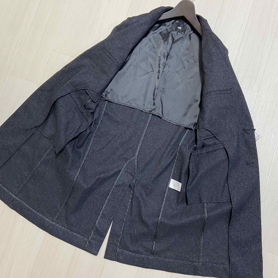 ✧₊ 新品タグ付 定1.5万 HARE ハレ メランジ チェスターコート-