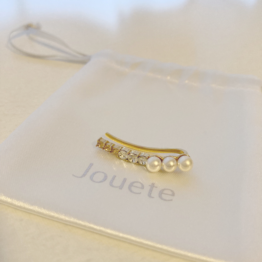 Jouete(ジュエッテ)のJouete パール×ビジュー イヤークリップ レディースのアクセサリー(イヤリング)の商品写真