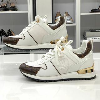 LOUIS VUITTON - 6975 未使用 ヴィトン レザー モノグラム ロゴ ラン