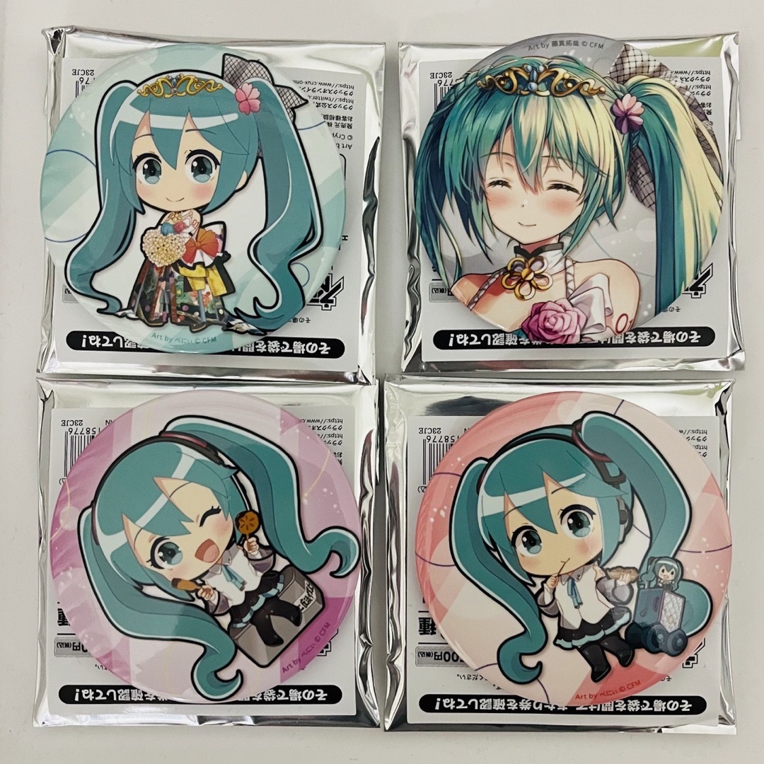 初音ミク 16th あたりつきラッキー缶バッジセットの通販 by よっちゃん