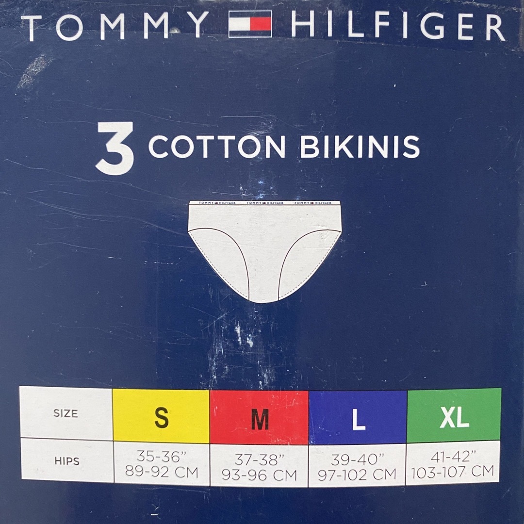 TOMMY HILFIGER(トミーヒルフィガー)のトミーヒルフィガー  レディースショーツ パンツ 下着 3枚セット  S レディースの下着/アンダーウェア(ショーツ)の商品写真