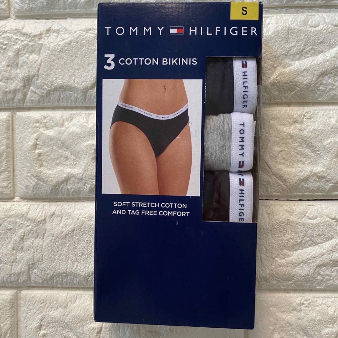 TOMMY HILFIGER(トミーヒルフィガー)のトミーヒルフィガー  レディースショーツ パンツ 下着 3枚セット  S レディースの下着/アンダーウェア(ショーツ)の商品写真