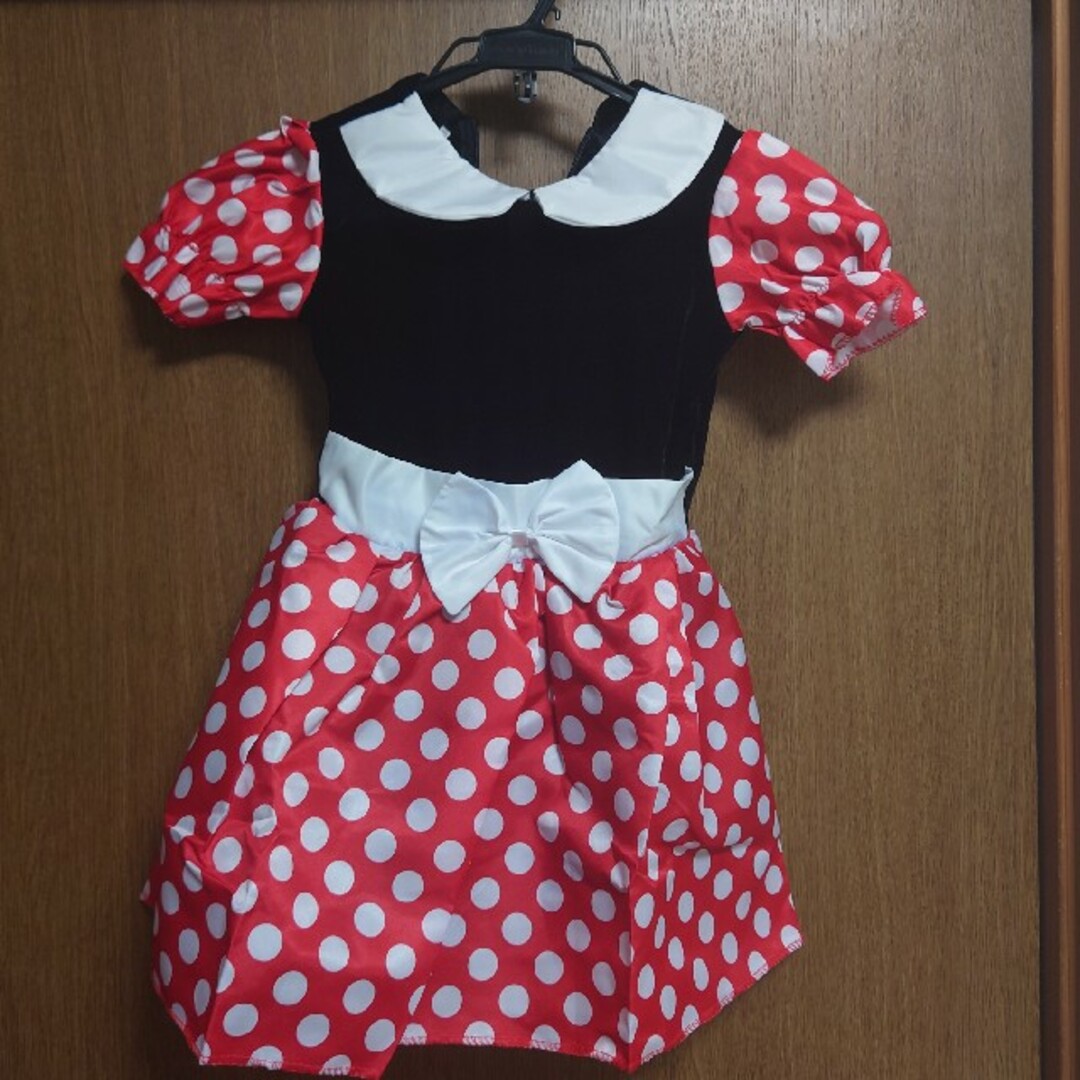 Disney(ディズニー)のミニー 子供用 衣装 キッズ/ベビー/マタニティのキッズ服女の子用(90cm~)(ワンピース)の商品写真