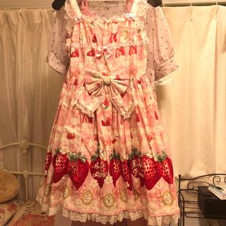 アンジェリックプリティー(Angelic Pretty)のMelty berry Princess JSK Angelic Pretty(ひざ丈ワンピース)