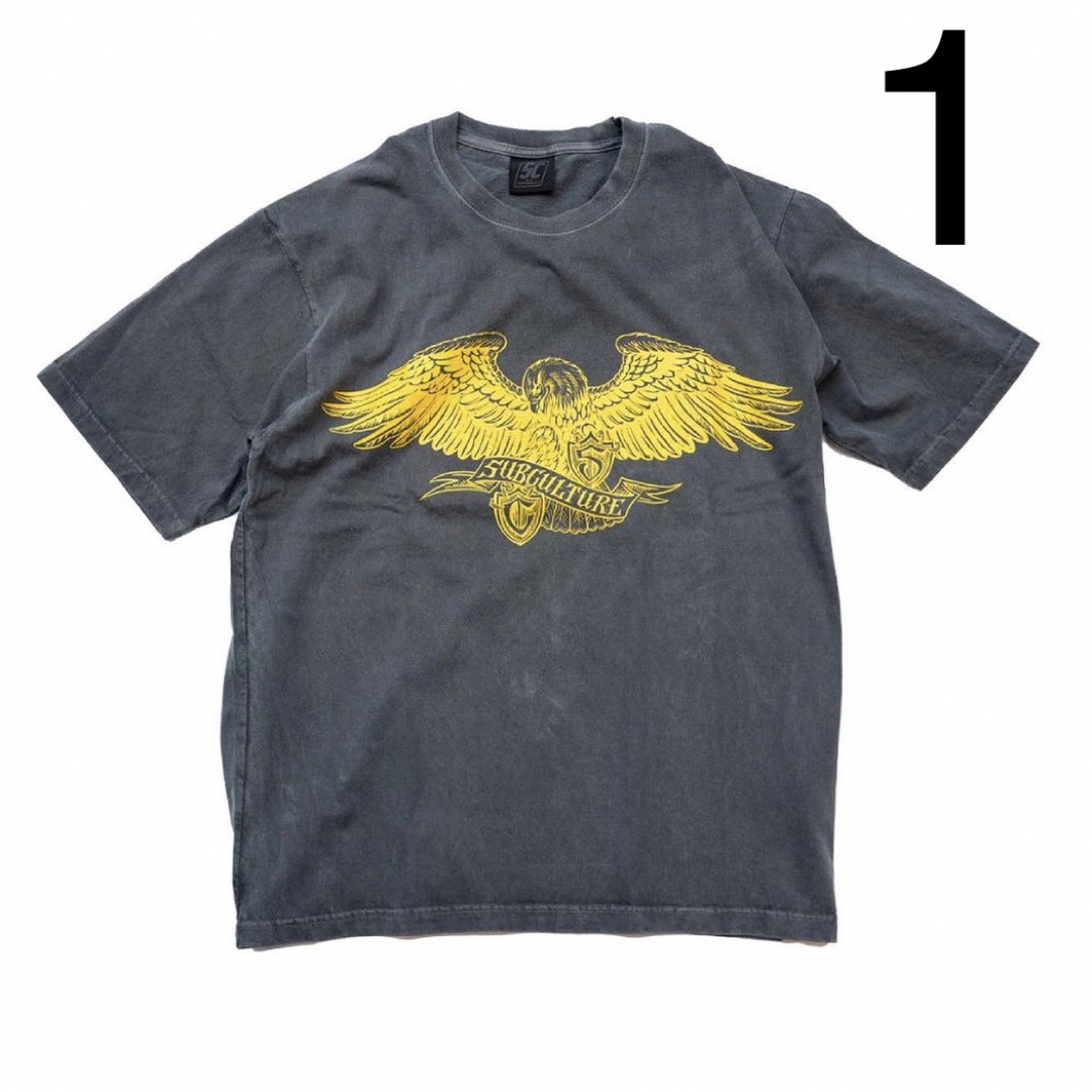 サイズ1 subculture vintage body eagle Tシャツ