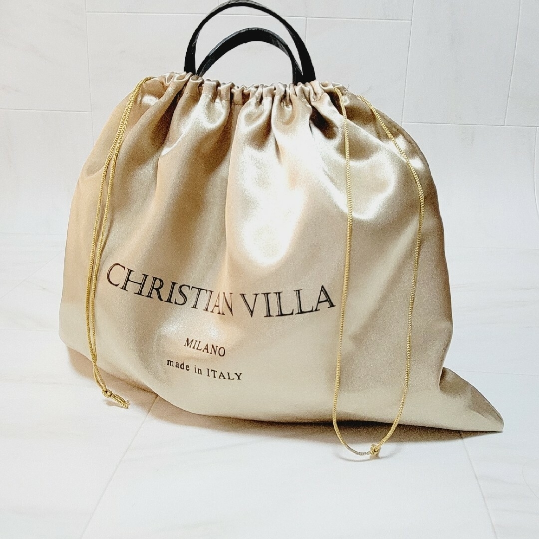 美品✨ CHRISTIAN VILLA 2way トートバッグ ハンドバッグ