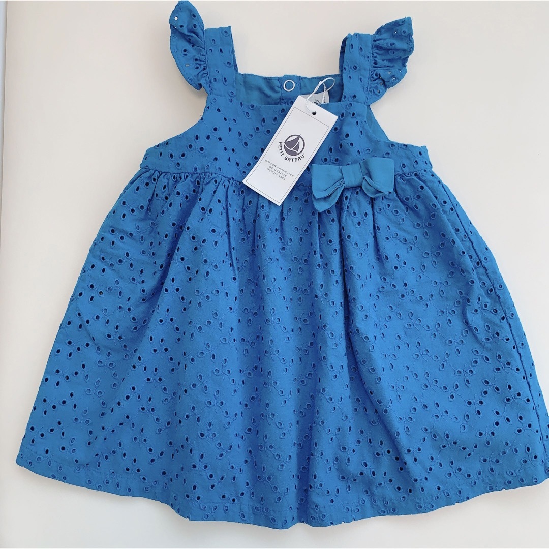 PETIT BATEAU プチバトー　ワンピース 12m 74cm