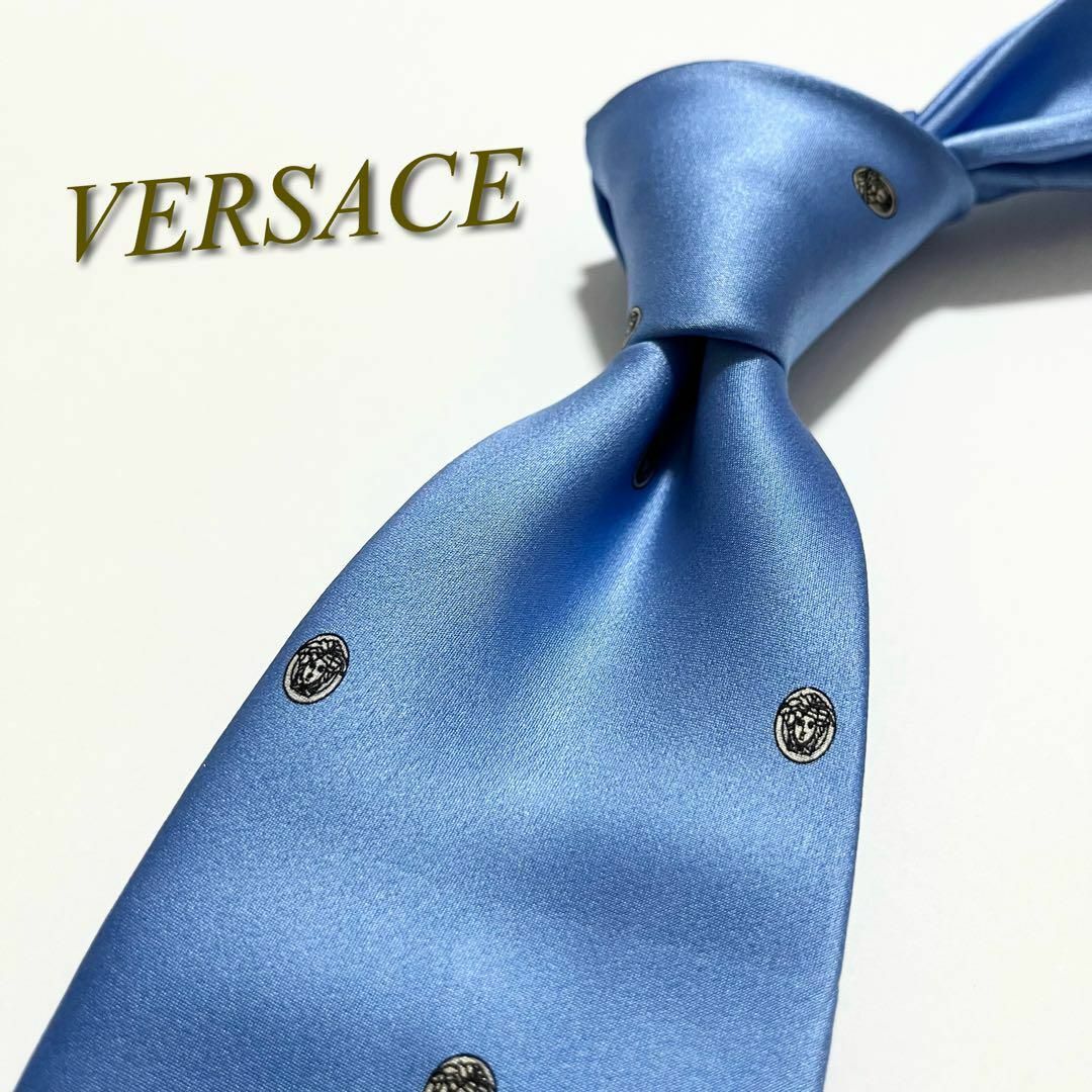 Gianni Versace - 【美品】ヴェルサーチ ネクタイ 総メデューサ柄