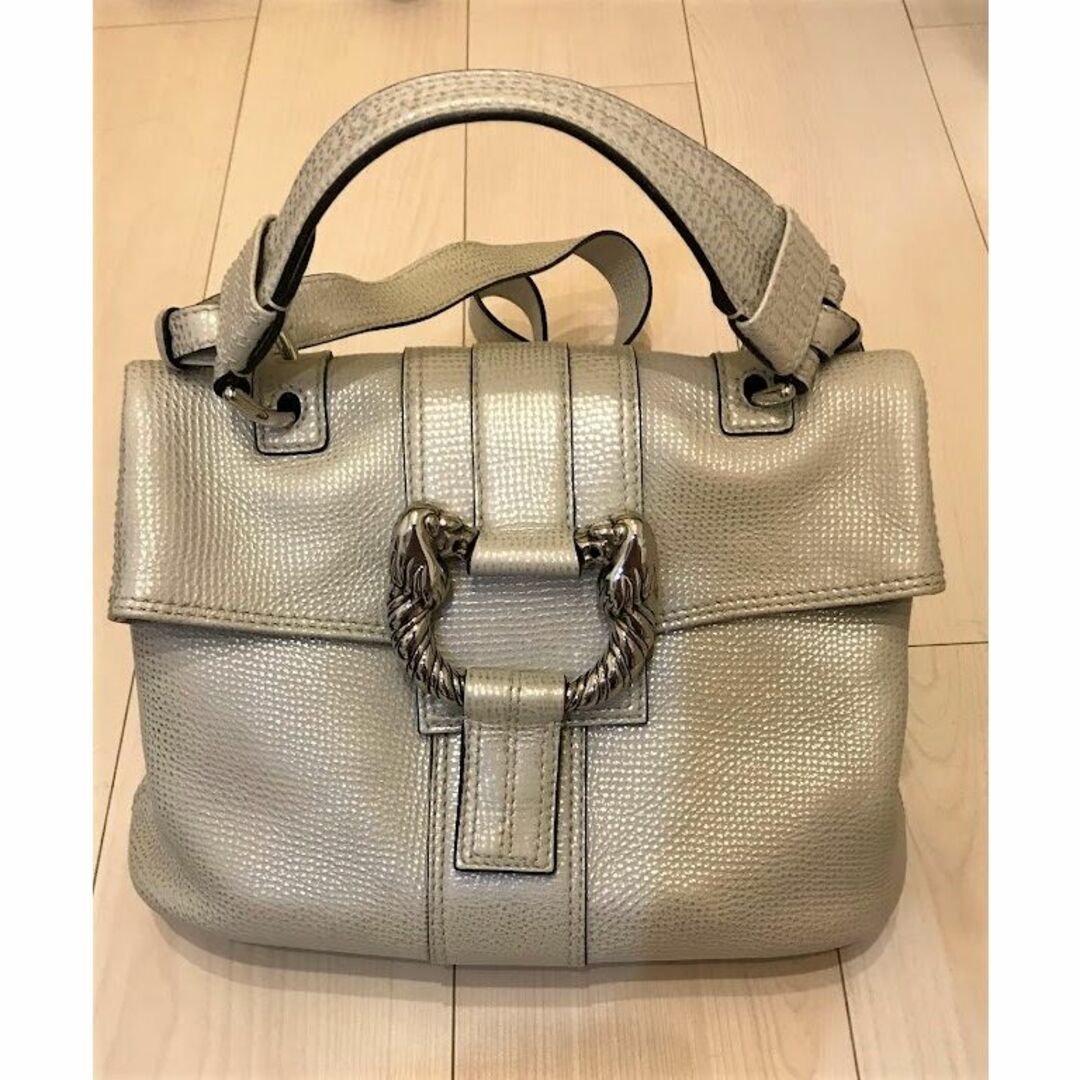 BVLGARI ブルガリ レオーニ レザー ２WAY ショルダーバッグ