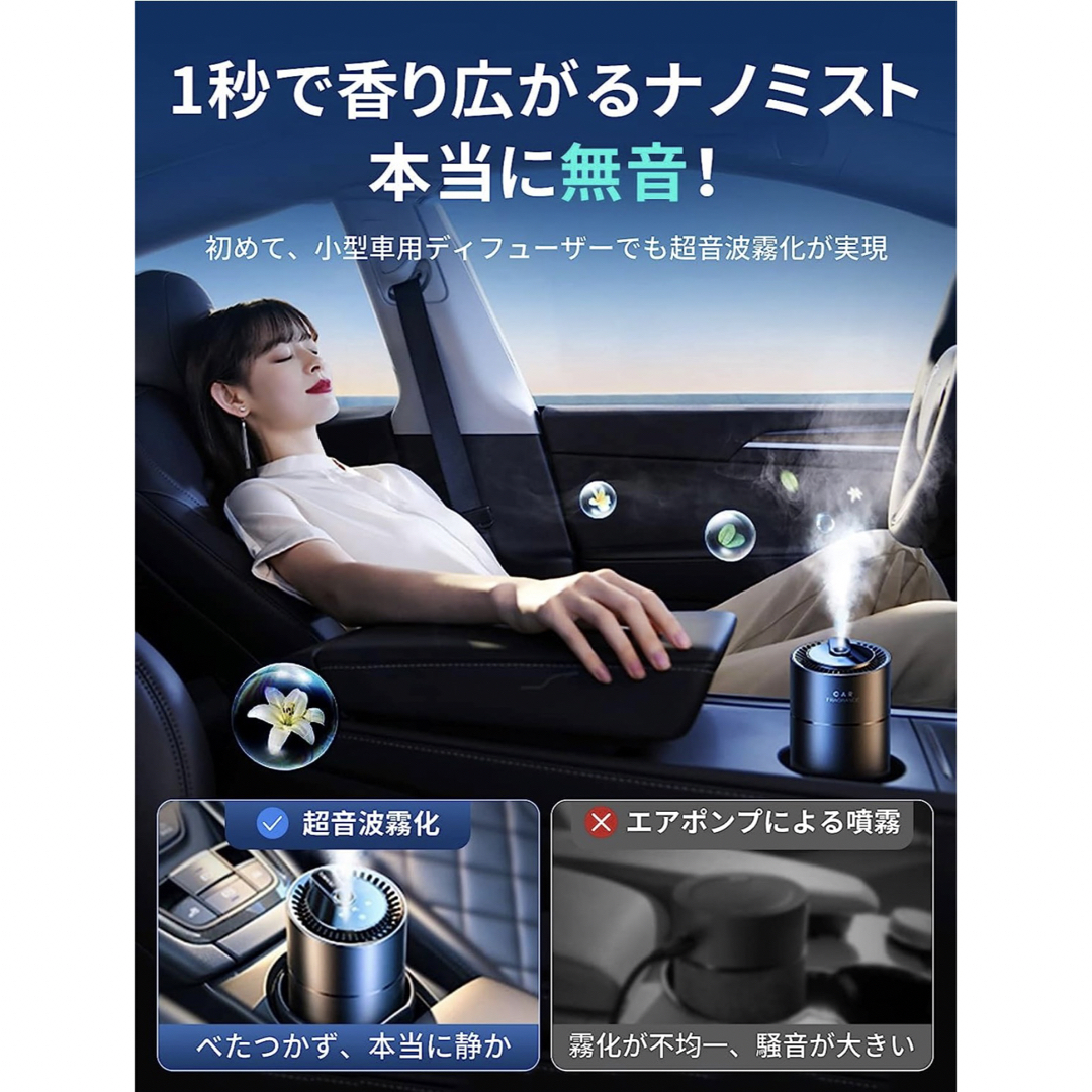 CEENIU 車用 アロマディフューザー 2023新型 静音 スマートモードの通販 by saki's shop｜ラクマ