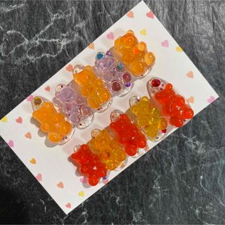 グミネイル　お菓子ネイル　おもちゃ箱ネイル　ハリボーグミ 個性派ネイル コスメ/美容のネイル(つけ爪/ネイルチップ)の商品写真