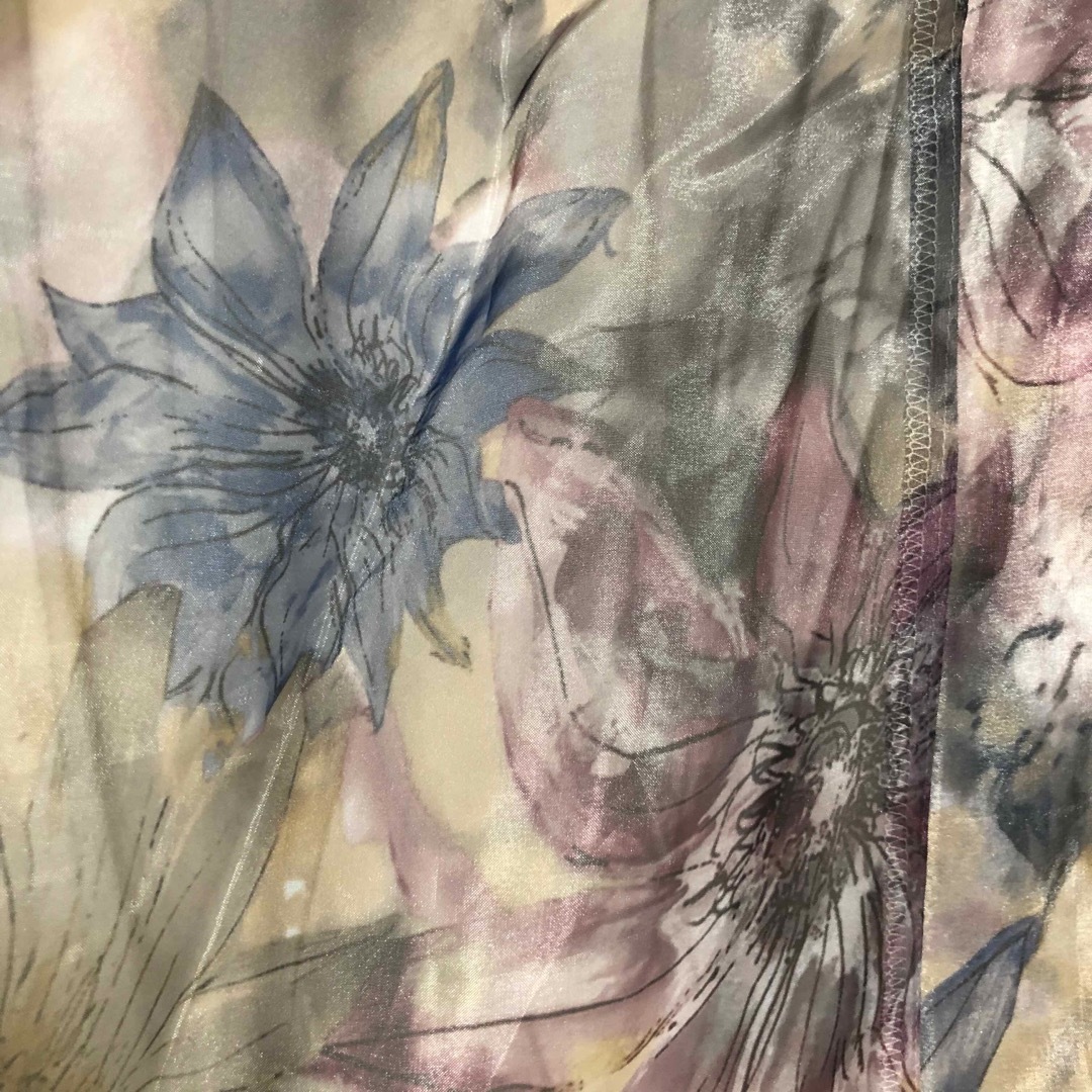 GRL(グレイル)のGRL 花柄オーガンジーフレアスカート レディースのスカート(ロングスカート)の商品写真
