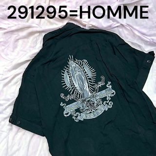 ニーキュウイチニーキュウゴーオム(291295=HOMME)の291295=HOMME★バック＆胸 マリア刺繍 半袖シャツ(シャツ)