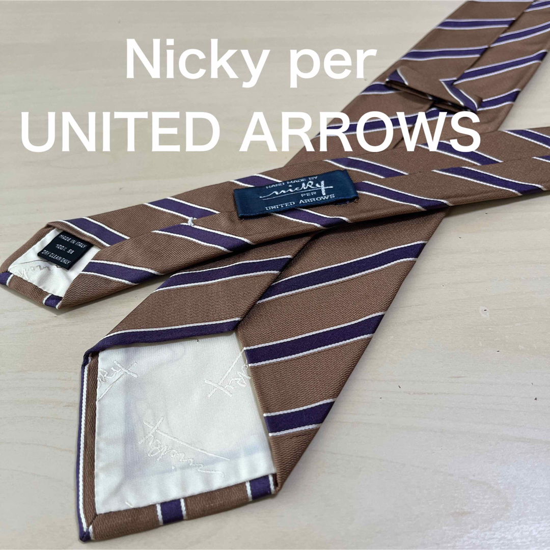 nicky PER UNITED ARROWS ニッキー ネクタイ | gualterhelicopteros.com.br